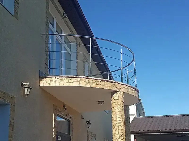 Перила з нержавіючої сталі марки AISI 304