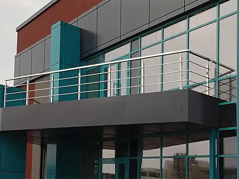 Перила з нержавіючої сталі марки AISI 304