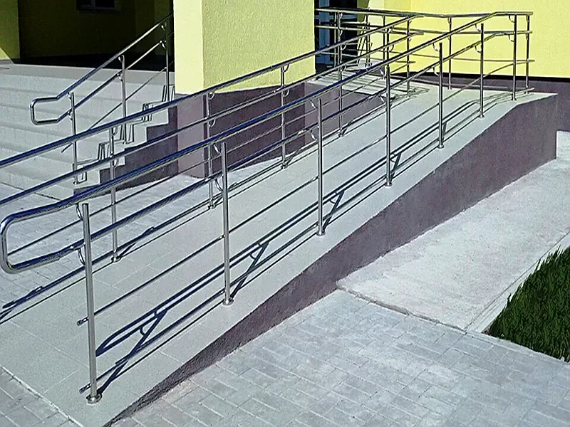 Перила з нержавіючої сталі для пандусів, Перила из нержавеющей стали для пандусов