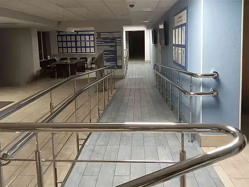 Перила з нержавіючої сталі для пандусів, Перила из нержавеющей стали для пандусов