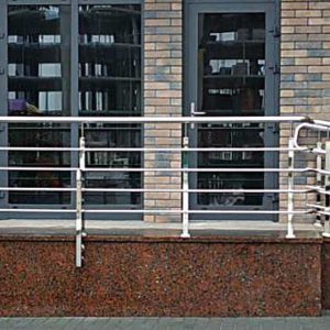 перила, пандус, нержавійка