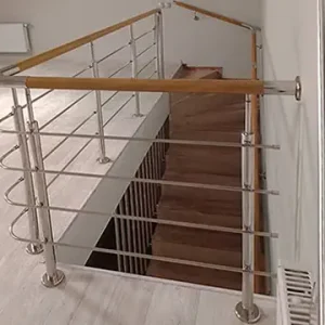 Перила на сходи, Перила Київ, Купити перила, Шторка для сходів, Перила на лестницу