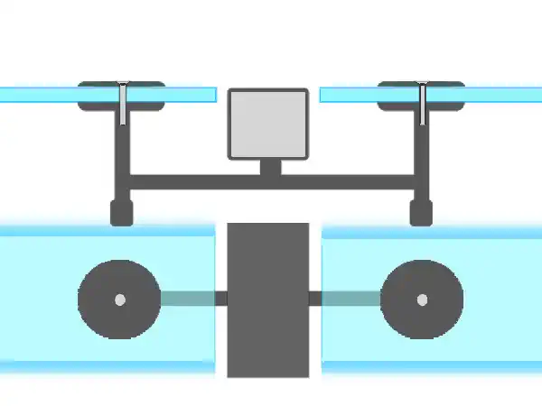 Перила нержавійка скло