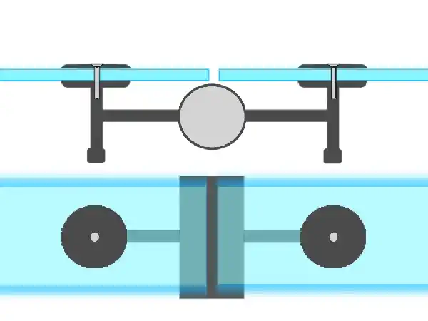 Скляні перила кріплення