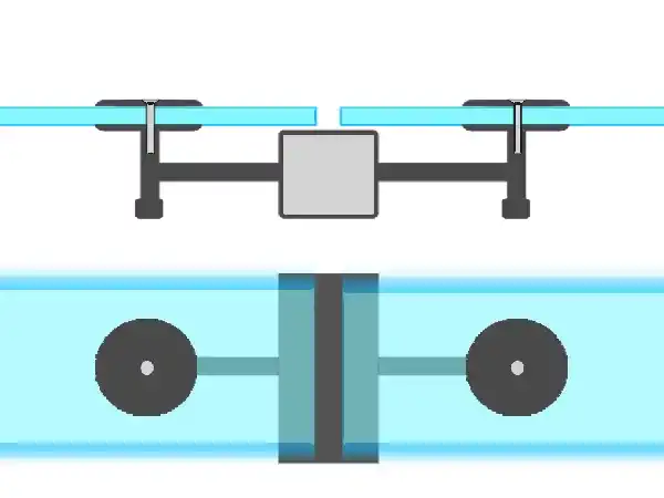 Перила нержавійка скло