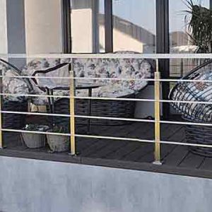 Перила з нержавійки в Полтаві, Перила из нержавейки в Полтаве, Перила на лестницу, Перила из нержавейки