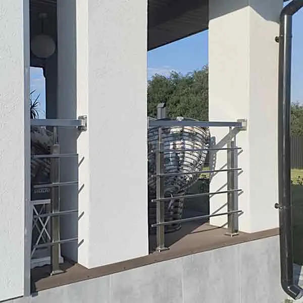 Перила в Полтаве, Перила из нержавейки, Перила на ступеньки