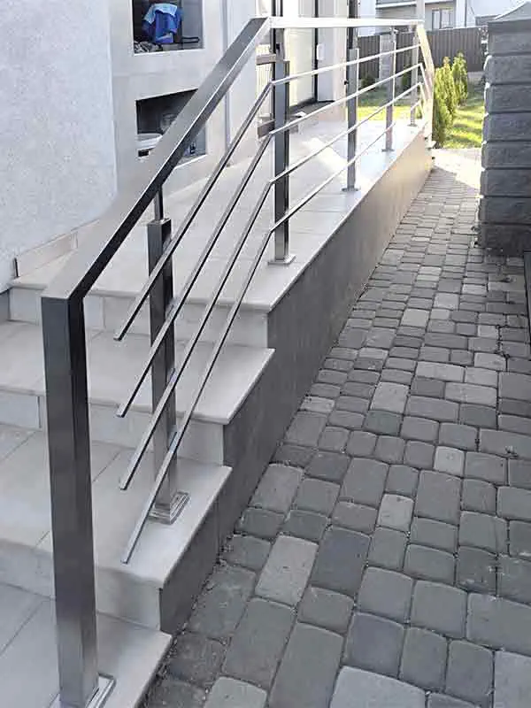 Перила в Полтаве, Перила из нержавейки, Перила на ступеньки