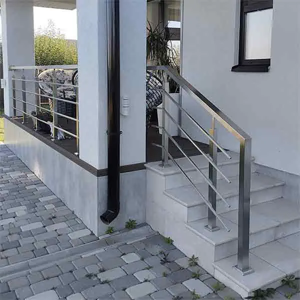 Перила из нержавейки в Полтаве, Перила на лестницу, Перила из нержавейки