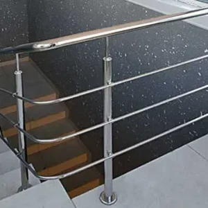 Перила з нержавіючої сталі для сходових маршів
