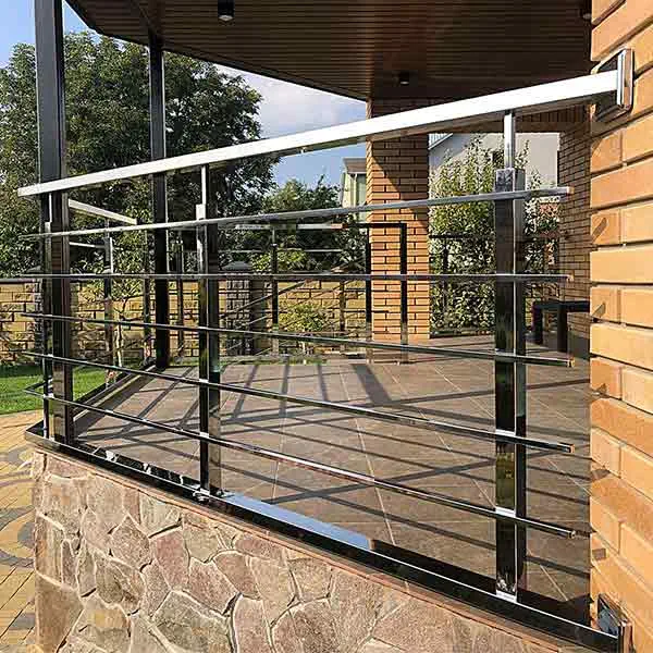 Перила з нержавіючої сталі. профільні перила, перила на сходи, купити перила