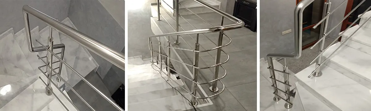 Перила з нержавійки в Одесі, Перила из нержавейки в Одессе